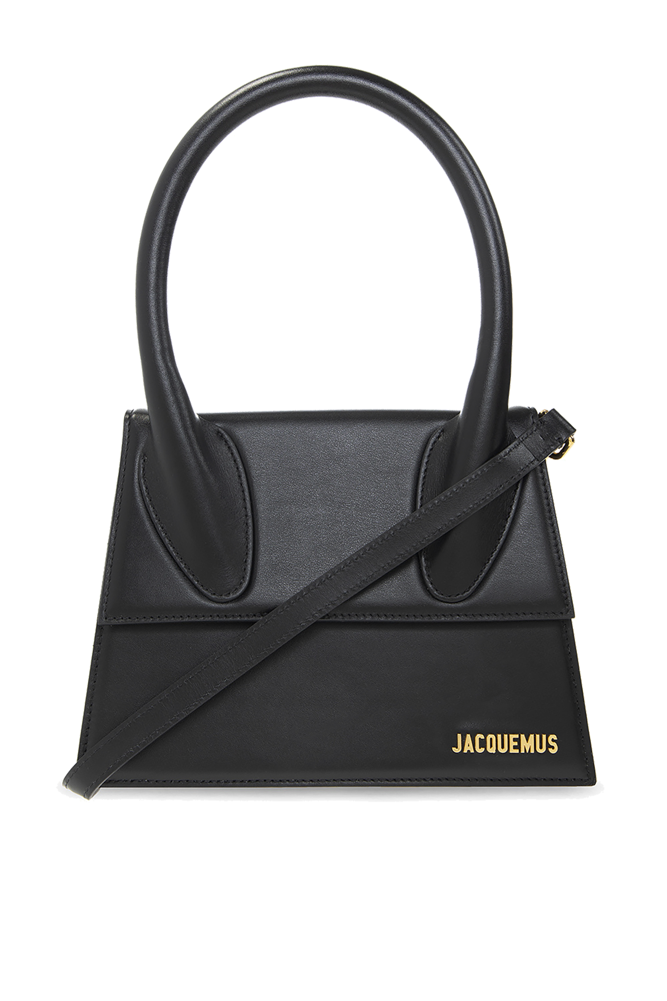 ◆JACQUEMUS◆Le Grand Long Boucle レザー バッグ ブラック Black 'Le Grand' shoulder bag Jacquemus - Vitkac Canada